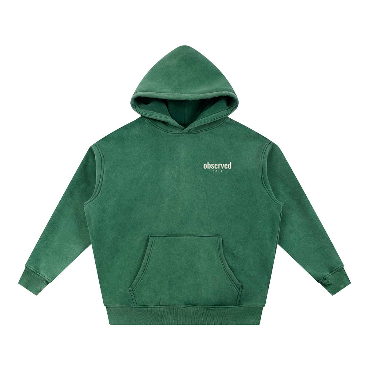 Snow Wash Fleece Oversize Hoodie